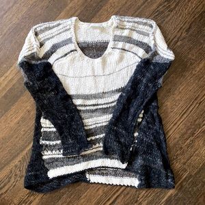 Helmet Lang silk and alpaca sweater